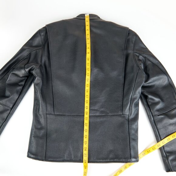 Vanson Men's Black Cafe Racer Jacket Model AR2 FIRE Sz 42 Tailored Worn Once!!! - Picture 7 of 16